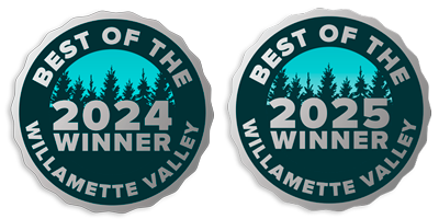 Best of the Willamette Valley 2024 & 2025 Silver Award