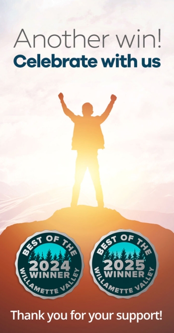 Best of the Willamette Valley 2024 & 2025 Silver Award